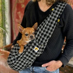 Bolso cuadros para llevar perros pequeños