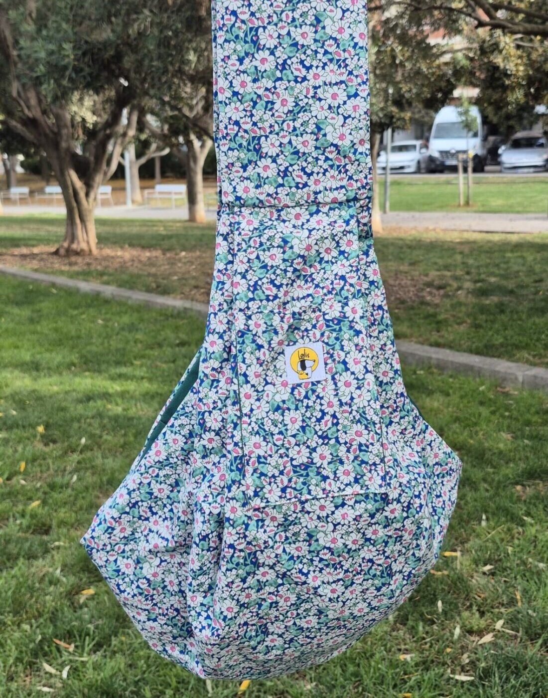Bolso bandolera Margaritas para llevar perros pequeños - Imagen 4
